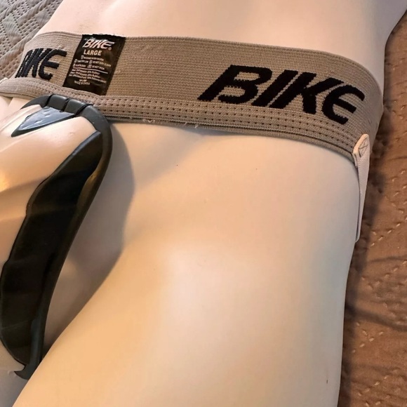 Bike Jockstrap 2” Waistband Athletic Supporter With Flexible Protective Cup - Picture 6 of 9